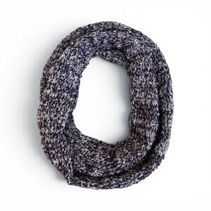 CALIA Dark Purple Chunky Knit Infinity Scarf